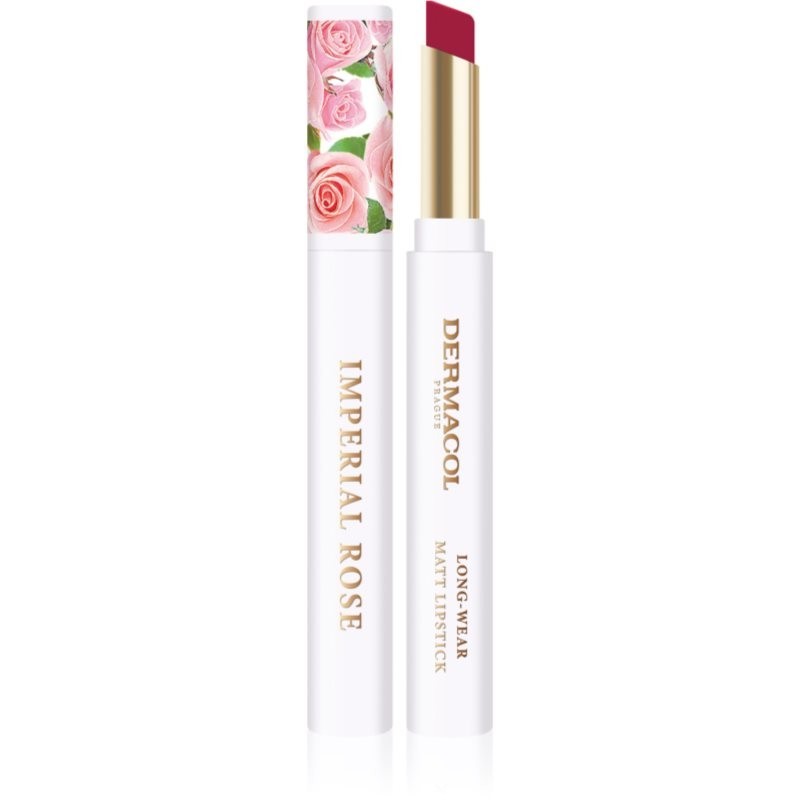 Dermacol Imperial Rose matný rúž s vôňou ruží odtieň 03 1,6 g