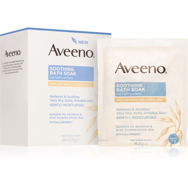 Aveeno Soothing Bath Soak púder do kúpeľa 8x42 g