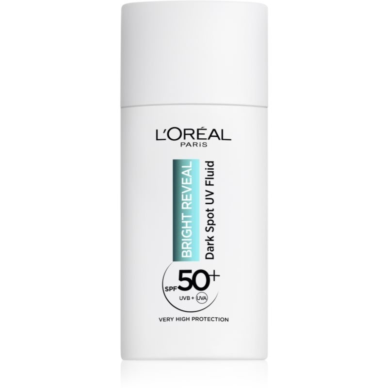 L’Oréal Paris Bright Reveal tekutina proti pigmentovým škvrnám SPF 50+ 50 ml