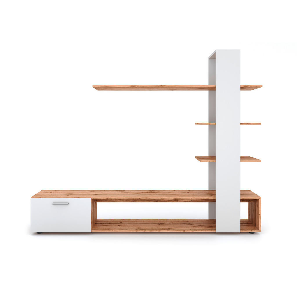 MID.YOU OBÝVACIA STENA, biela, dub wotan