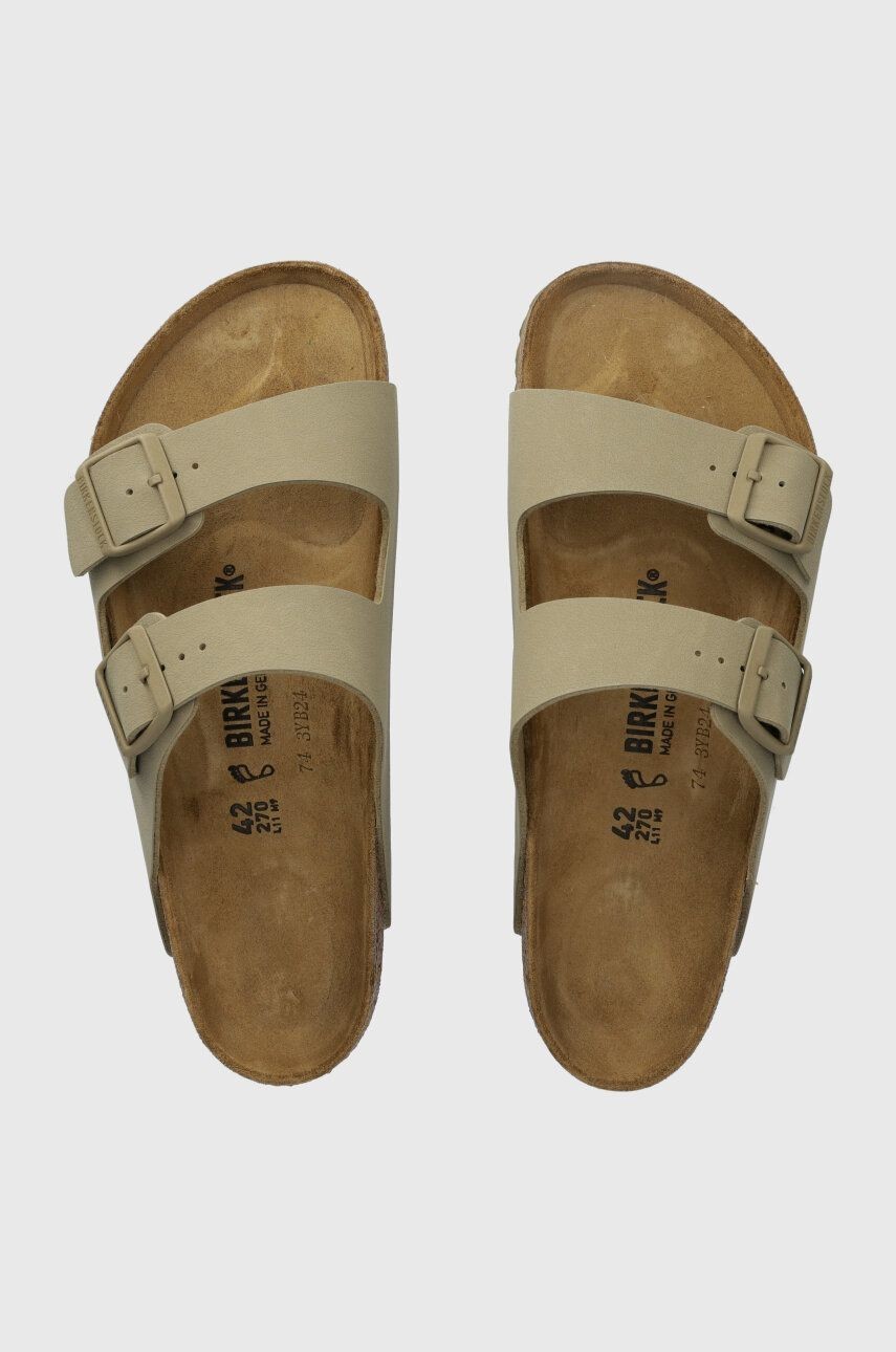 Šľapky Birkenstock Arizona pánske, béžová farba, 1027704