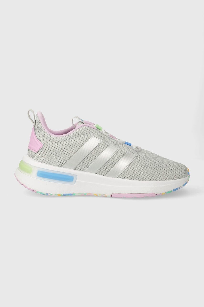 Detské tenisky adidas RACER TR23 K šedá farba