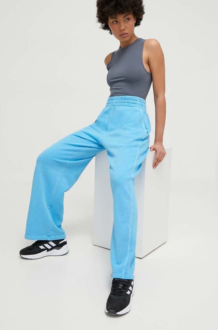 Bavlnené tepláky adidas Originals jednofarebné