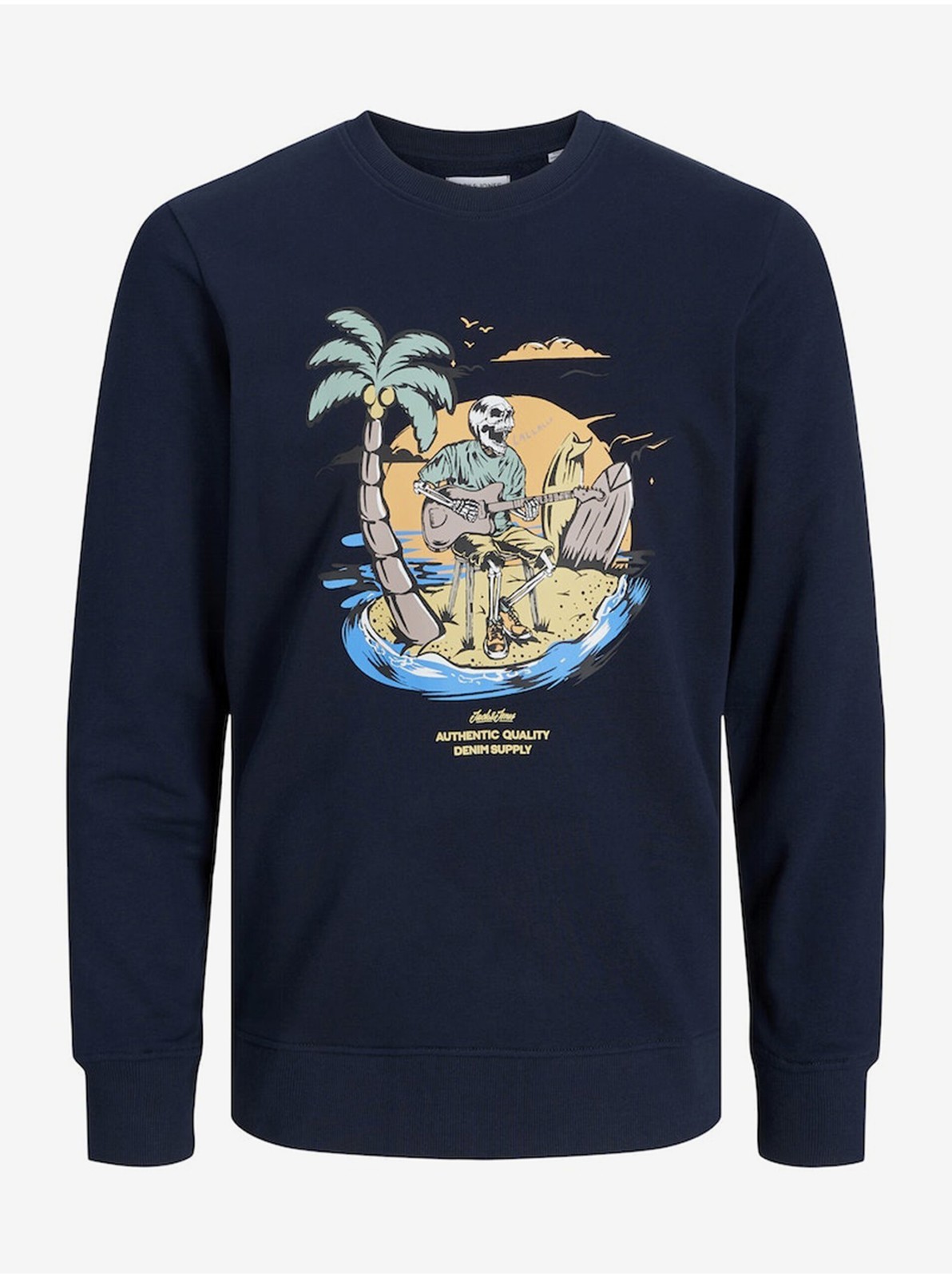 Tmavomodrá pánska mikina Jack & Jones Zion