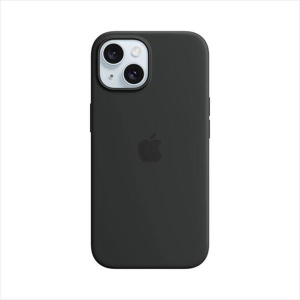 Apple iPhone 15 Plus Silicone Case with MagSafe - Black MT103ZM/A
