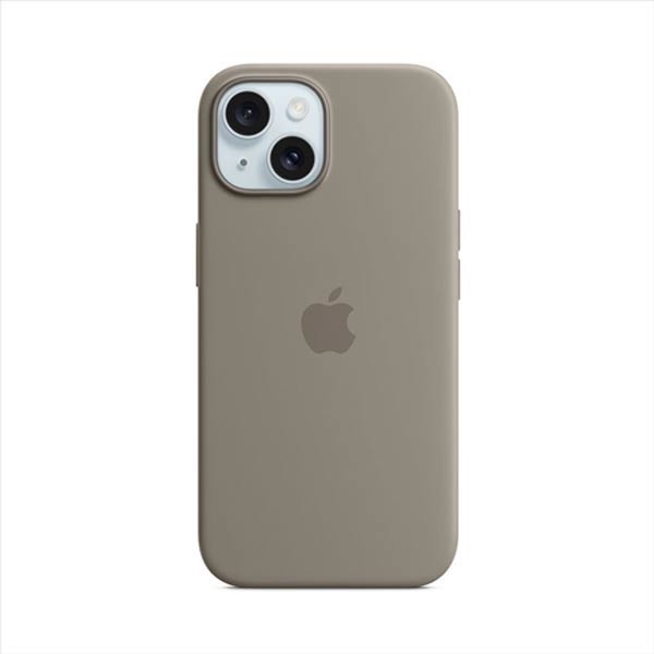Apple iPhone 15 Plus Silicone Case with MagSafe - Clay MT133ZM/A
