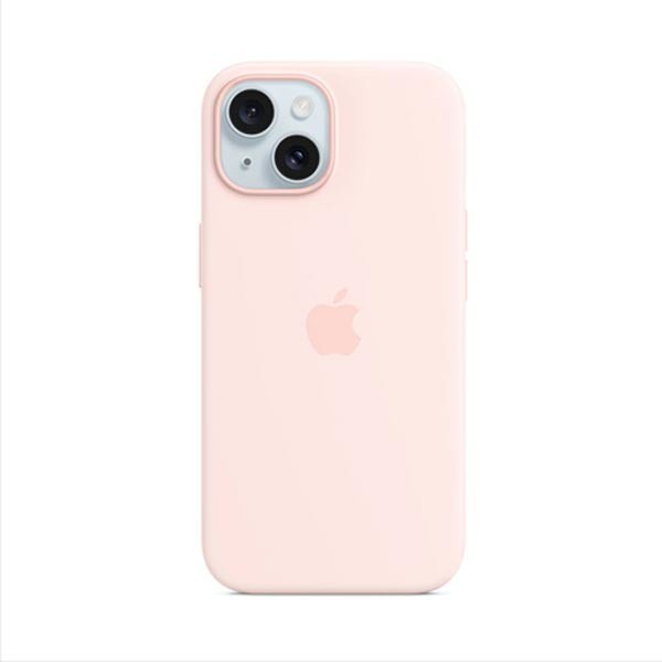 Apple iPhone 15 Plus Silicone Case with MagSafe - Light Pink MT143ZM/A