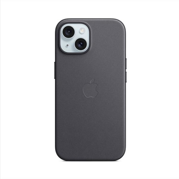 Apple iPhone 15 Plus FineWoven Case with MagSafe - Black MT423ZM/A