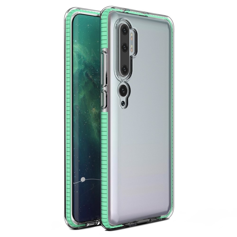 IZMAEL Xiaomi Mi Note 10 Puzdro Spring clear TPU  KP8679 zelená