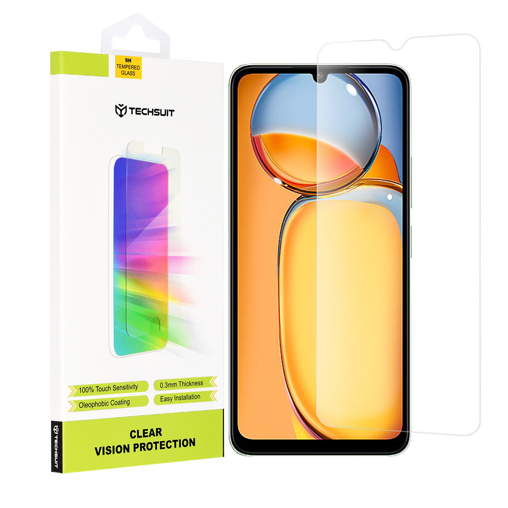 Techsuit ochranné sklo 9H pre Xiaomi Redmi 13C 5G/Redmi 13C 4G/Poco M5/Poco C65  KP30044