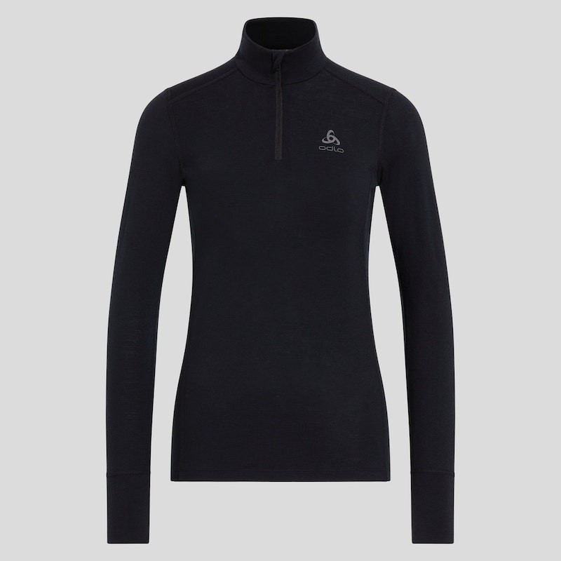 Dámske funkčné tričko Odlo BL TOP turtle neck l/s half zip MERINO 2