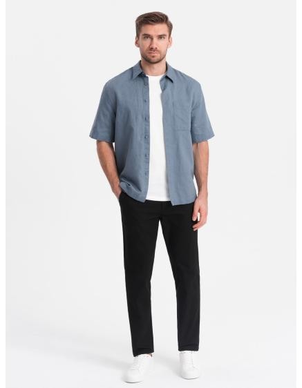 Pánske chino nohavice SLIM FIT čierne