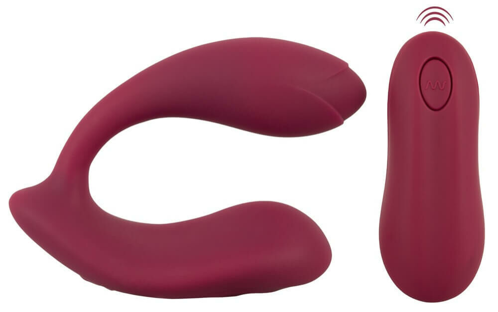 You2Toys Rosenrot - rechargeable, radio-mounted vibrator (red)