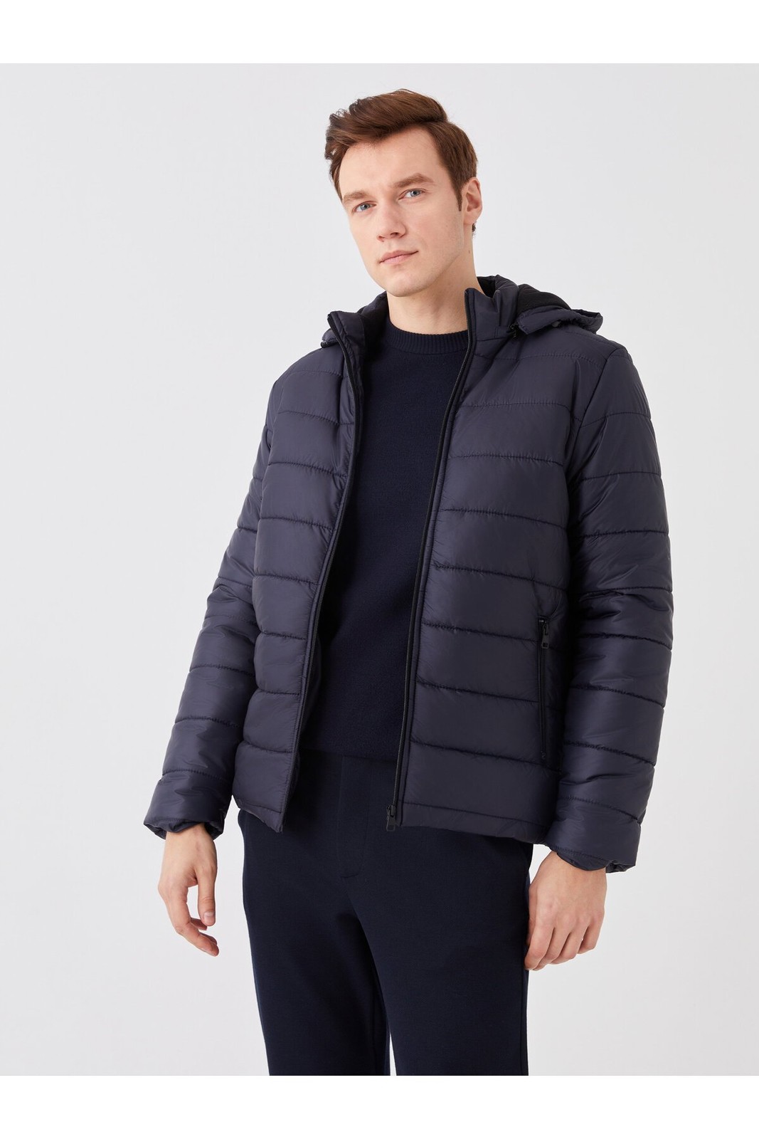 LC Waikiki Men's Standard Fit Hooded Down Coat
