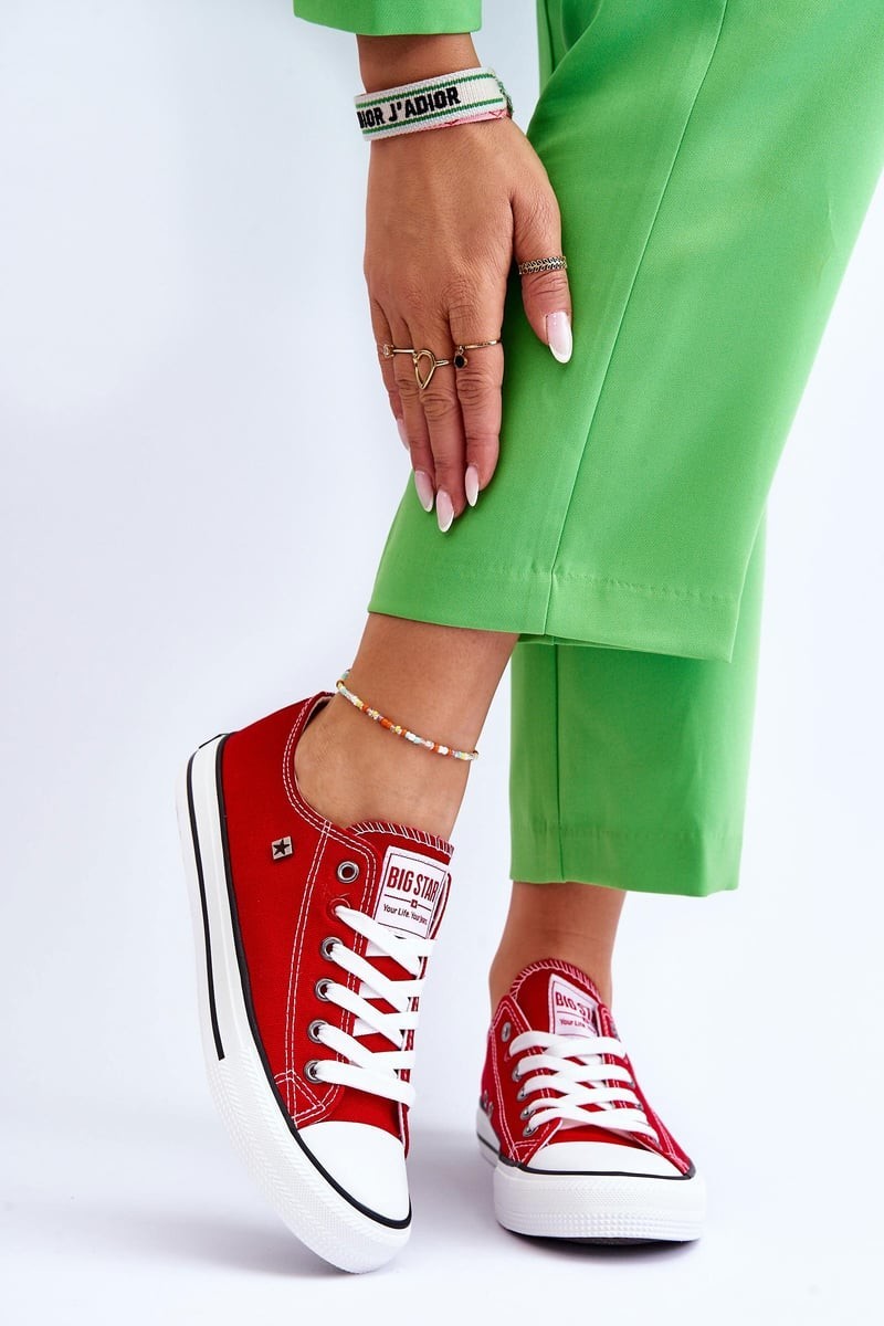 Women's Sneakers Big Star T274020 red