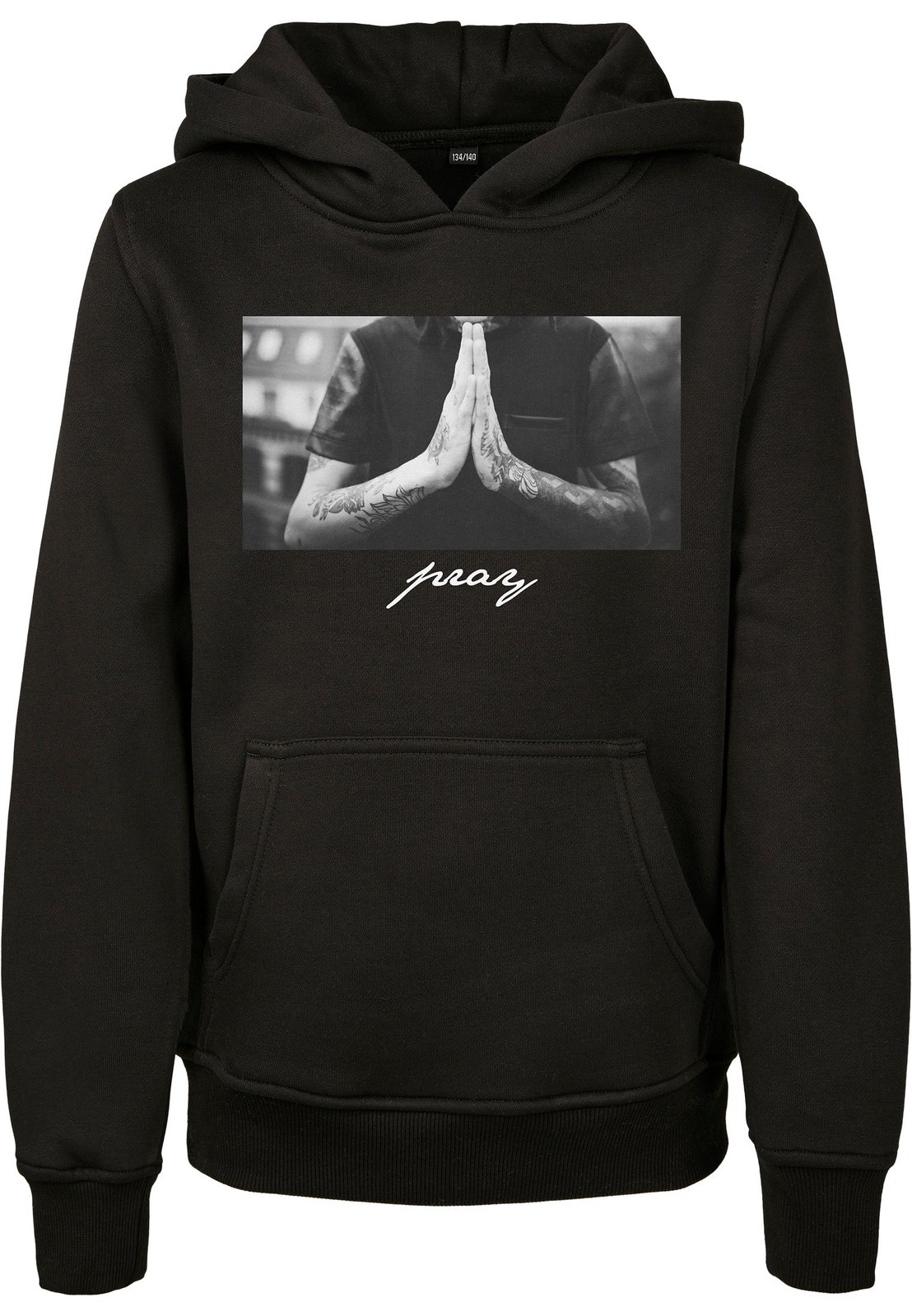 Kids Pray Hoody Black