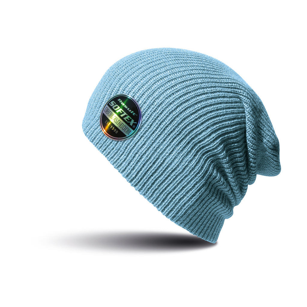 Čiapka dámska Result Softex Beanie - svetlo modrá