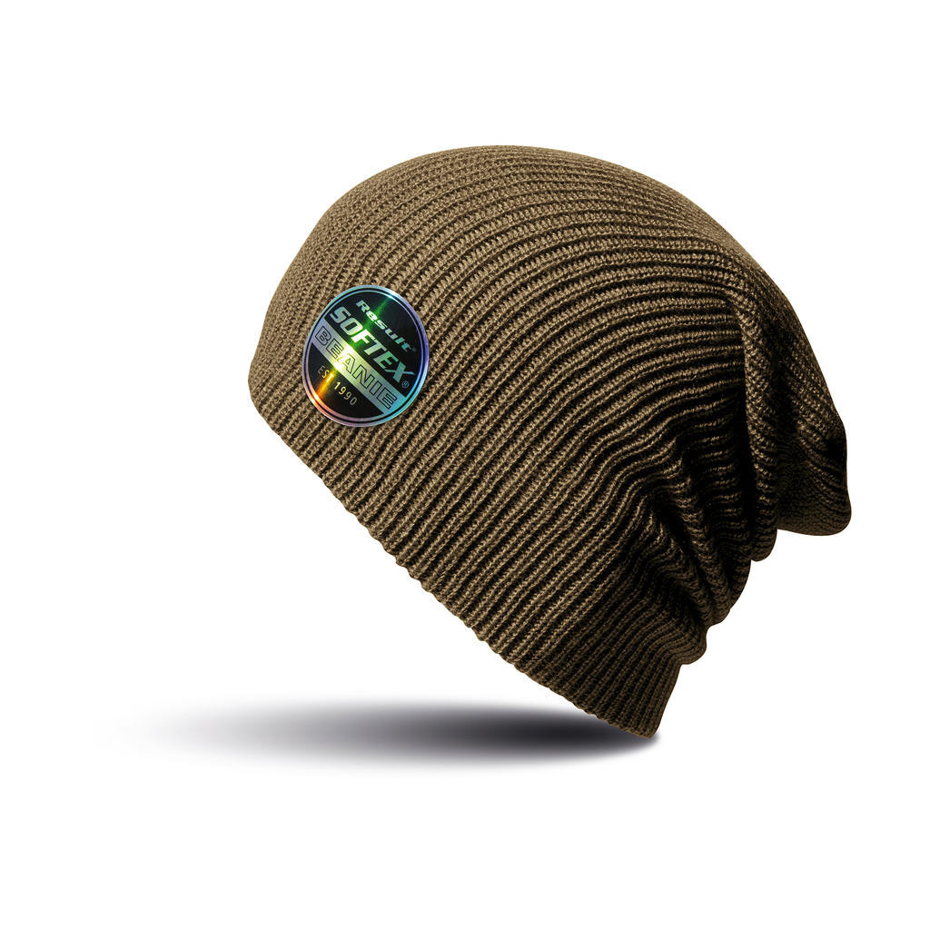 Čiapka dámska Result Softex Beanie - svetlo hnedá