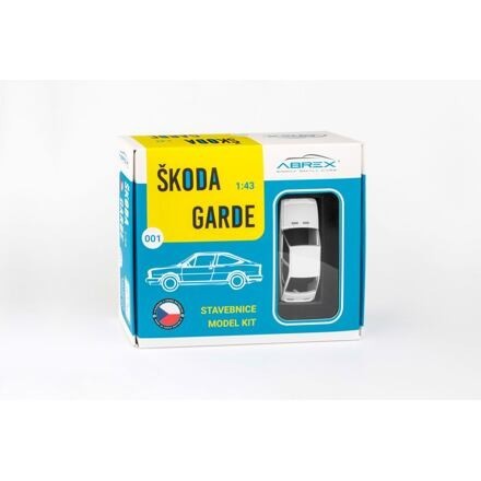 Abrex Škoda Garde (1982) 1:43 - Biela Ľadová - Stavebnica