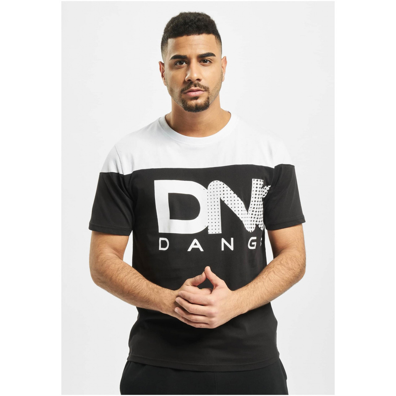Tričko Dangerous DNGRS Gino - čierne-biele, M