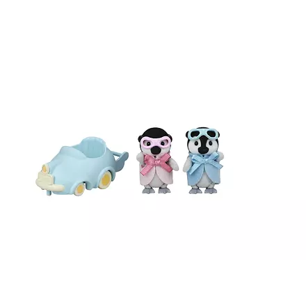 Sylvanian Families Baby tučniaky dvojčatá s autíčkom