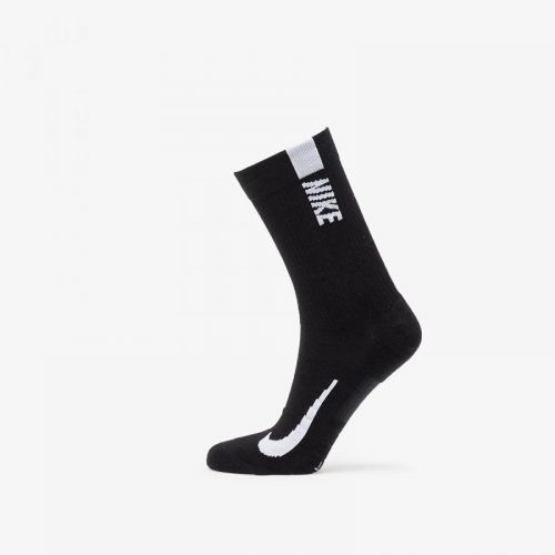 Nike Multiplier One Quarter Sock (2-pack) Black/ White
