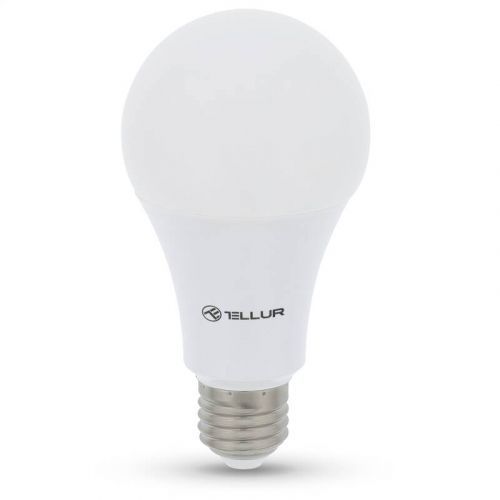 Inteligentná žiarovka Tellur WiFi Smart LED E27, 10 W, teplá bílá (TLL331001) Smart žárovka, 10W, jeden kus v balení, patice E27, napájecí napětí 220-