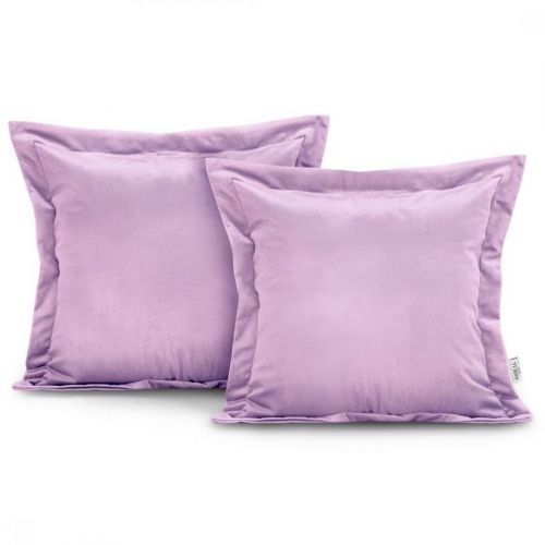 Povlaky na polštáře AmeliaHome Velvet Side růžové