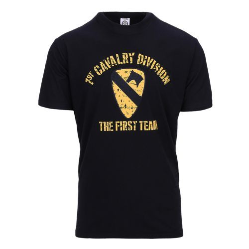 Tričko Fostex 1st Cavalry Division - čierne, M