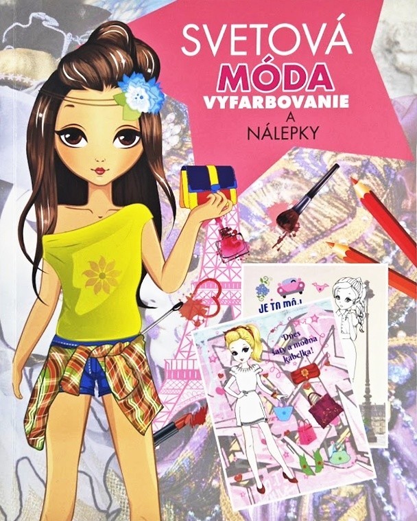 Svetová móda - vyfarbovanie a nálepky