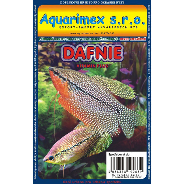 Aqua Dafnia mrazené 100 g