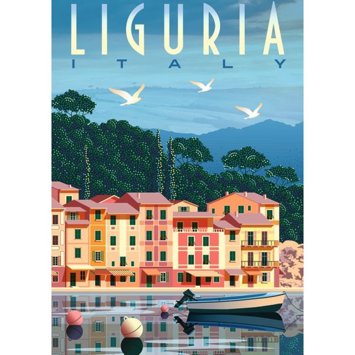 Ravensburger Pohľadnica z Ligúrie 1000 dielikov