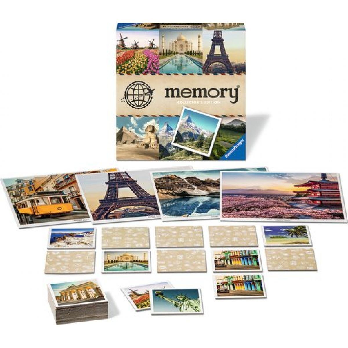 Ravensburger Pexeso Zberateľská kolekcia Cestujeme okolo sveta