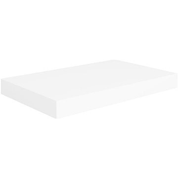Shumee plávajúca nástenná biela 40×23×3,8 cm MDF, 323805
