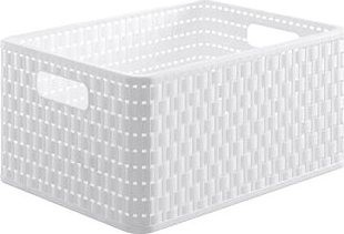 Rotho Úložný box A4 Country 18 L – biely