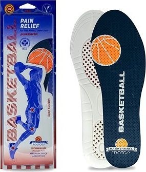 Footgel Gélové vložky do topánok BASKETBALL s vôňou eukalyptus, veľkosť 35-38
