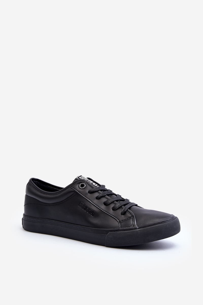 Men's eco leather sneakers Black Big Star