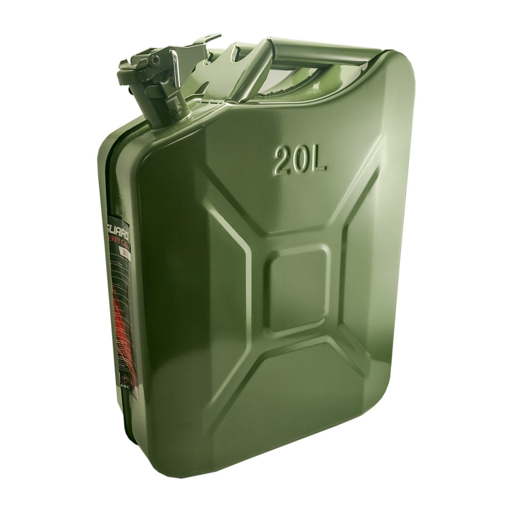 Benzínový kanister - kov - 20 L - zelený