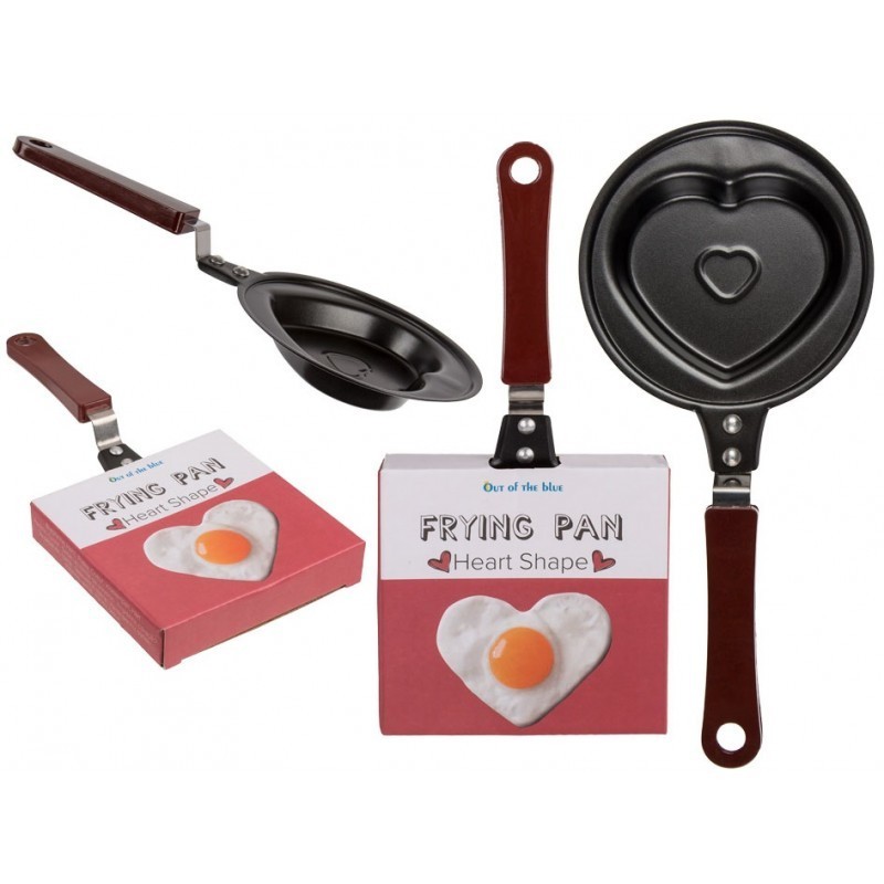 713005 Mini panvička v tvare srdca - 13cm