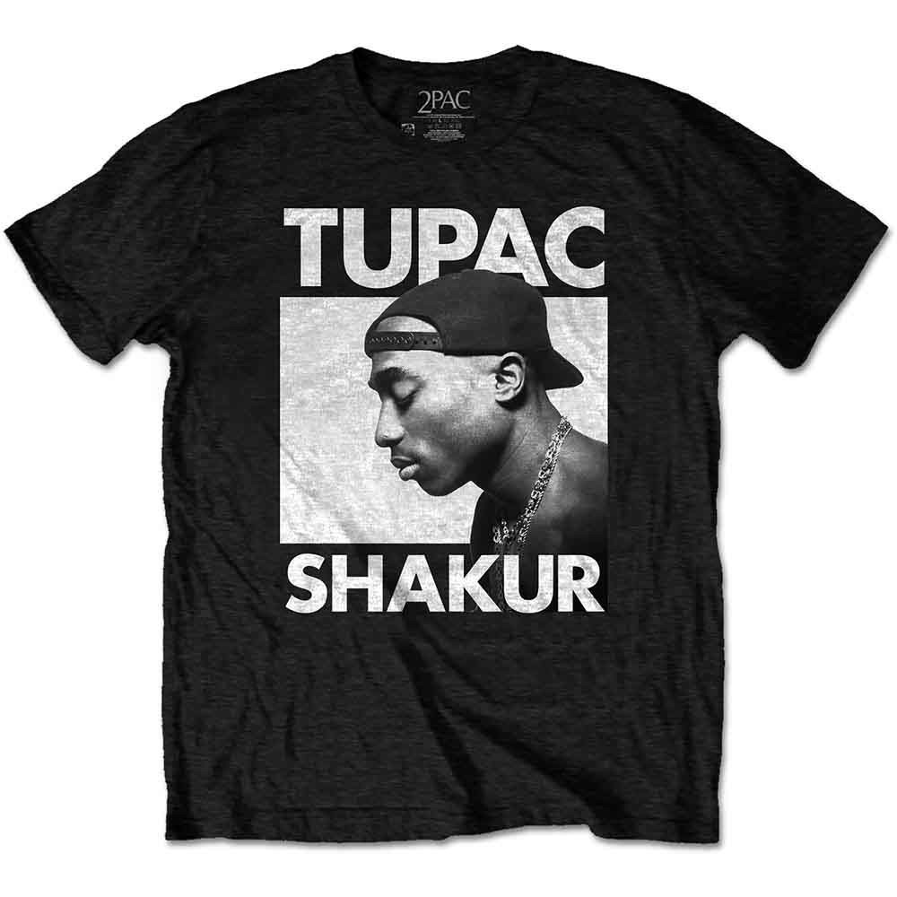 2Pac tričko Eyes Closed Čierna XL