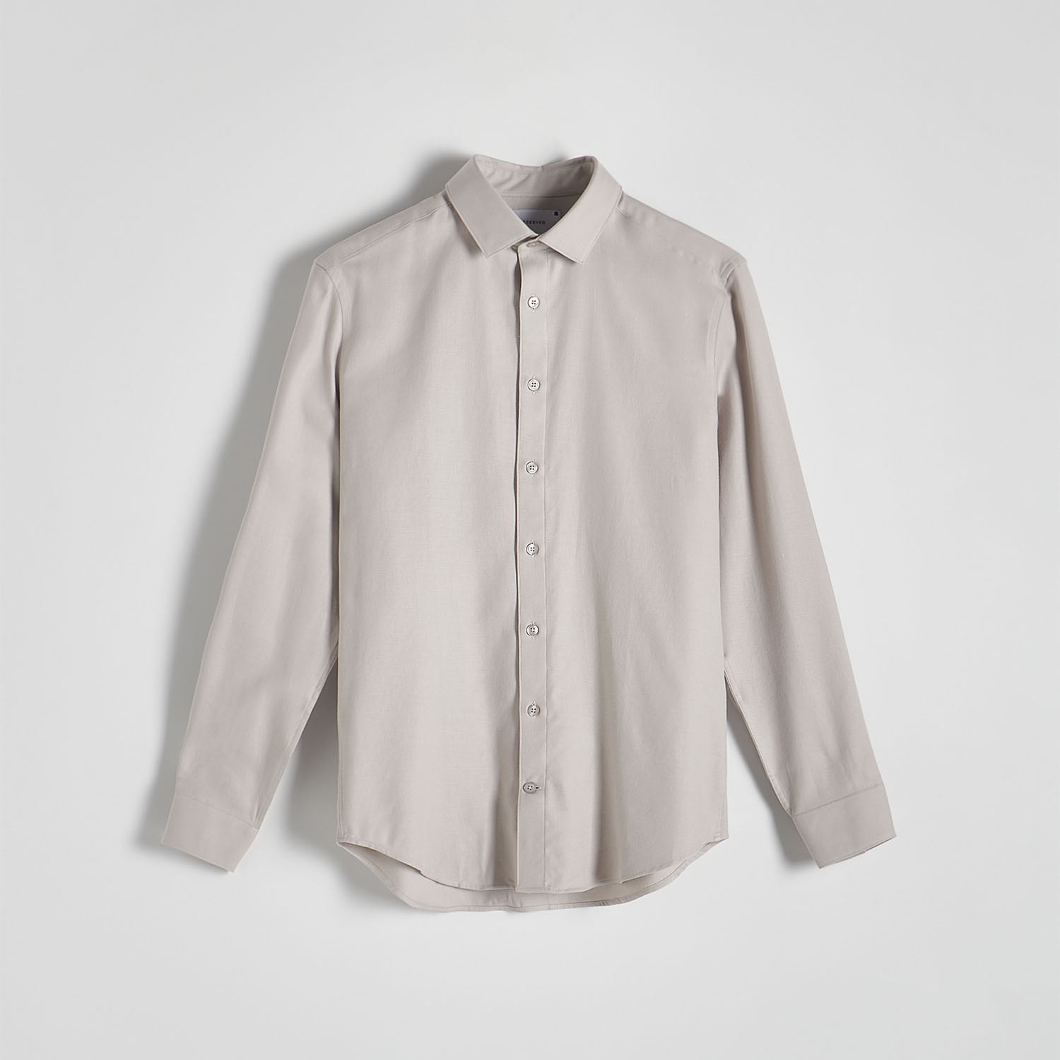 Reserved - Hladká košeľa slim fit - Tmavomodrá