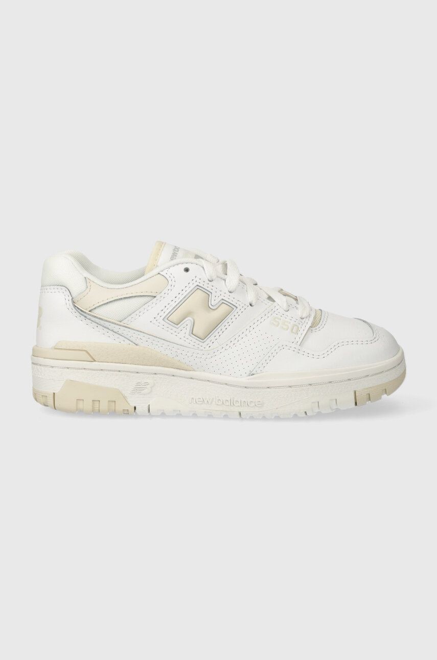 Kožené tenisky New Balance 550 béžová farba, BBW550BK