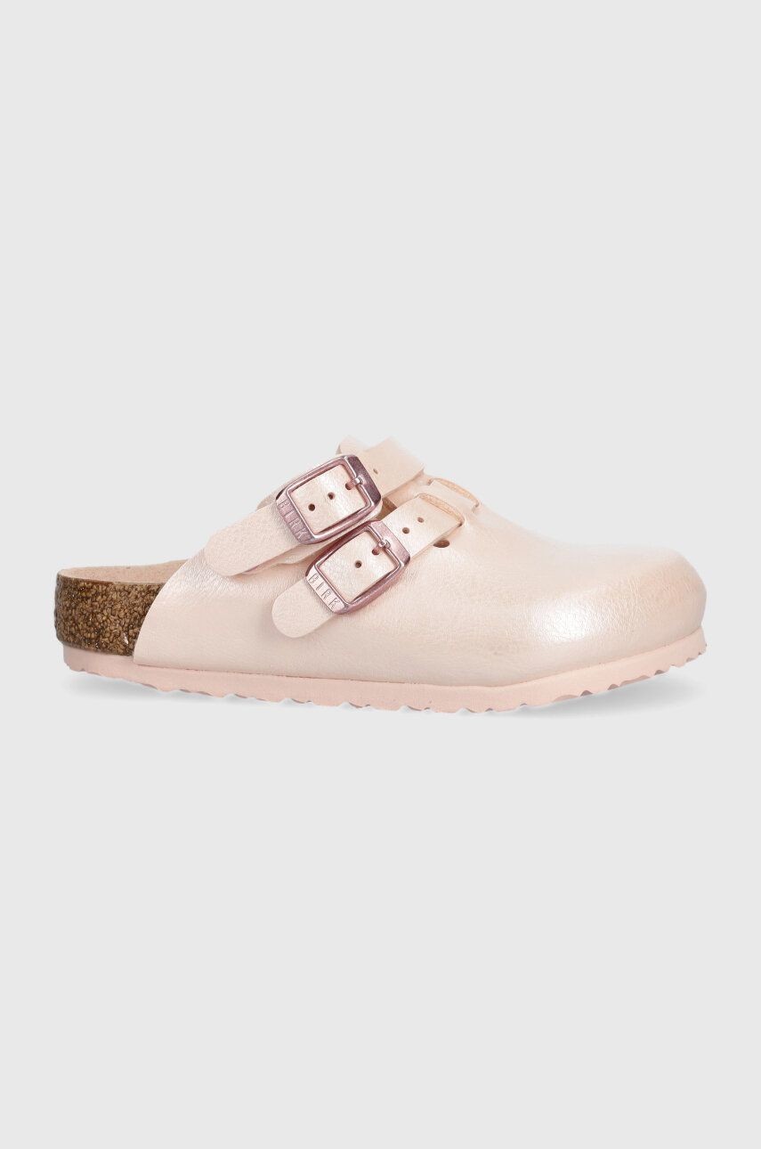 Detské šľapky Birkenstock Kay Kids BF ružová farba
