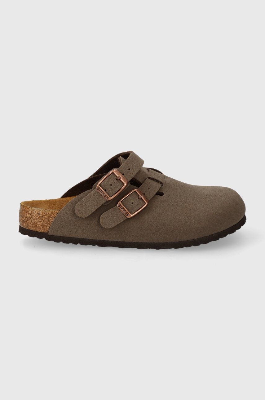 Šľapky Birkenstock Kay Kids BFBC hnedá farba