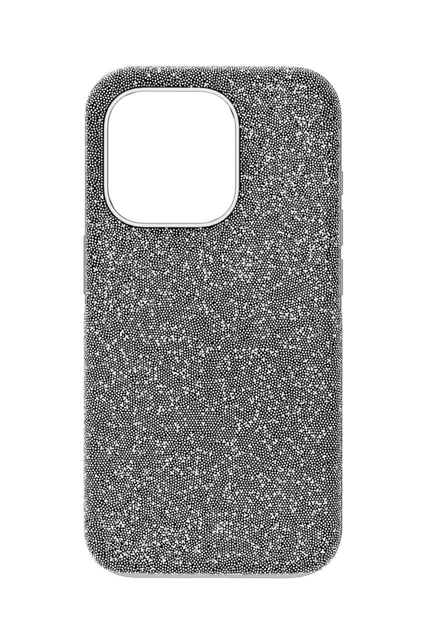 Puzdro na mobil Swarovski 5680864 HIGH 15 PRO šedá farba