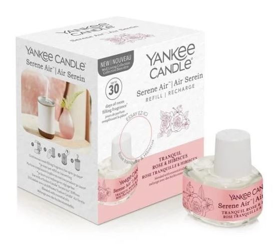 Yankee Candle Náplň do difuzéra Serene Air ranquil Rose & Hibiscus 17 ml