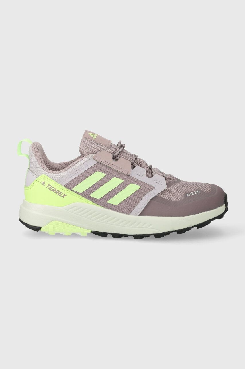 Detské topánky adidas TERREX TERREX TRAILMAKER R.RDY K fialová farba