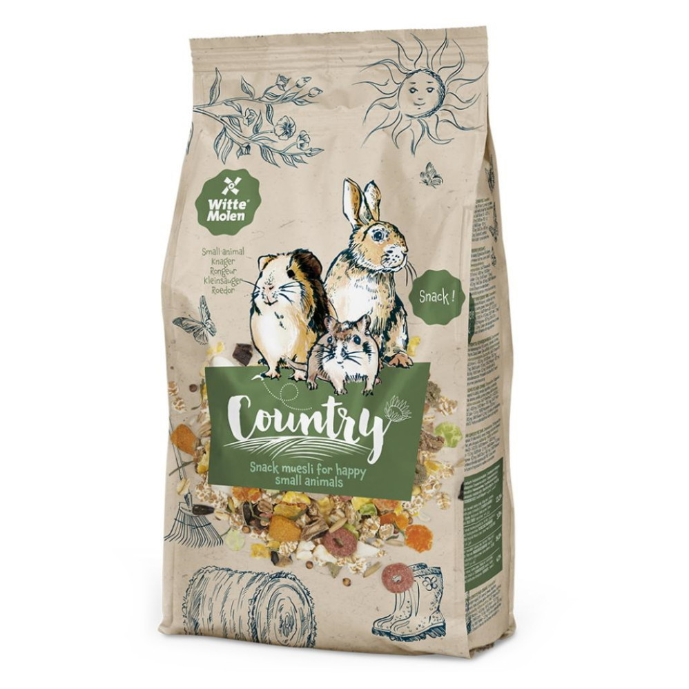 WITTE MOLEN Country Snack Muesli krmivo 800 g