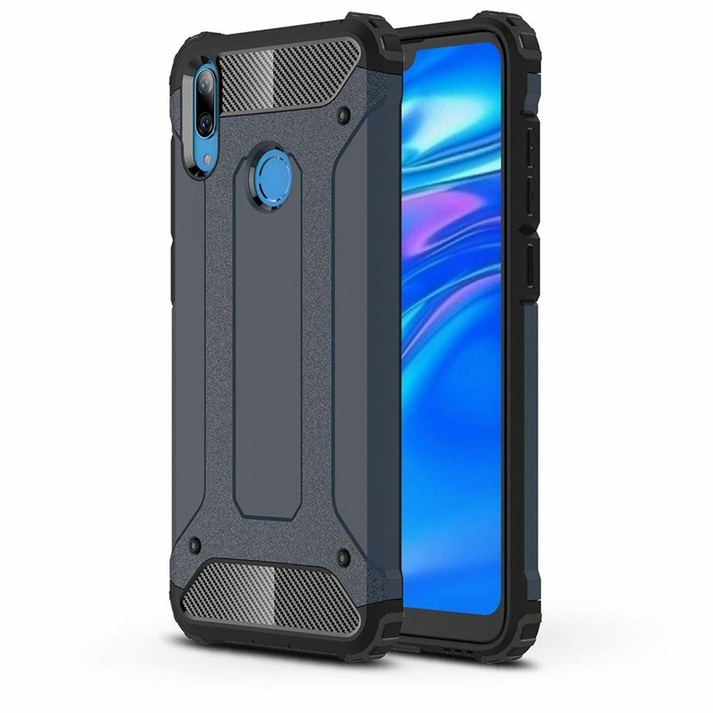 IZMAEL Huawei Y6 2019 Puzdro Hybrid Armor  KP10209 modrá