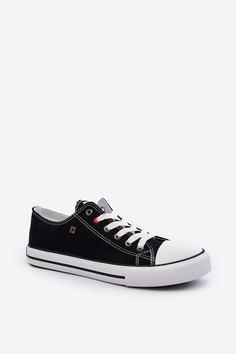 Men's Low-Top Sneakers Big Star Black